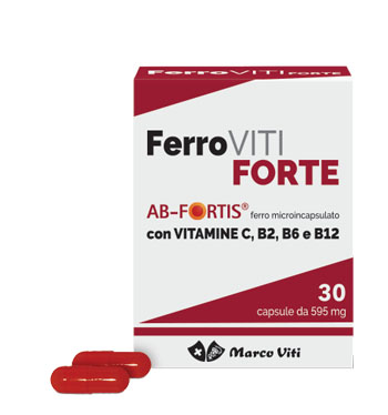 Marco Viti Ferroviti Forte Integratore per Ferro 30 Capsule