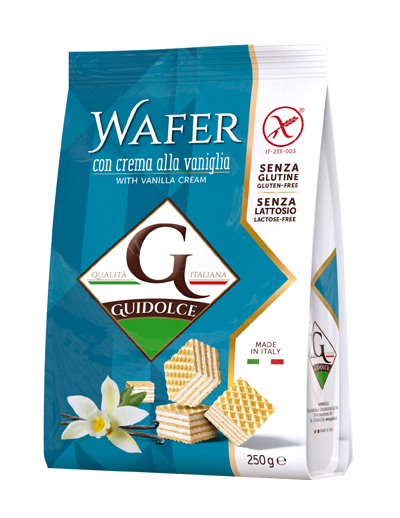 Wafer gusto vaniglia 250 g