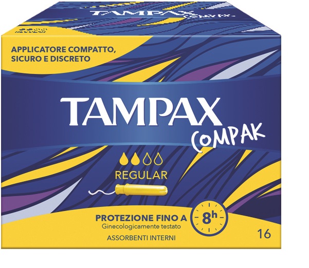 Tampax compak regular 16 tamp.