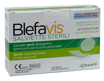 Blefavis salviette sterili 18 pezzi