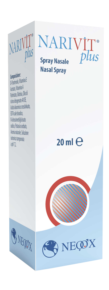 Narivit plus spray nasale 20 ml con acido ialuronico cross-linkato d-pantenolo biotina vitamina e vitamina e