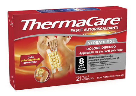 Fascia autoriscaldante versatile thermacare xl 2 pezzi