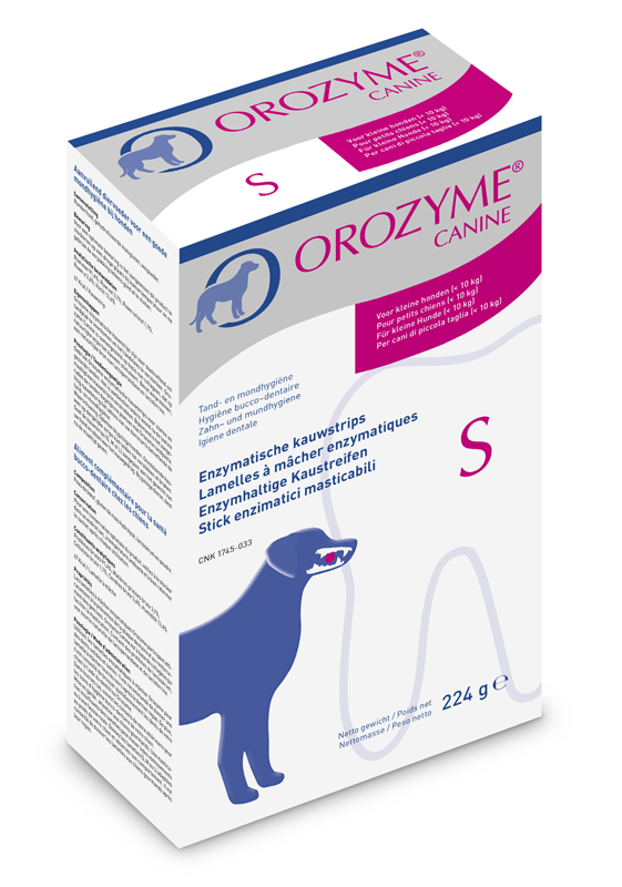 Orozyme canine strisce enzimatiche masticabili per cani di taglia piccola