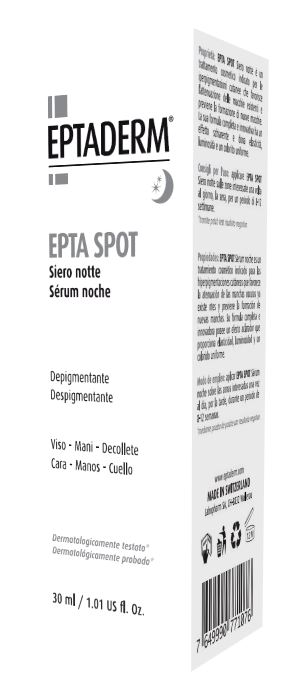 Eptaderm spot notte siero depigmentante 30 ml
