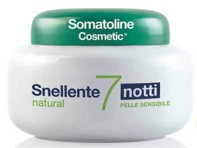 Somatoline Skin Expert Snellente 7 Notti Natural Gel-Crema Pelli Sensibili 400 ml