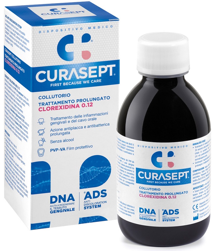 Curasept Collutorio 0,12 ADS + DNA 200 ml