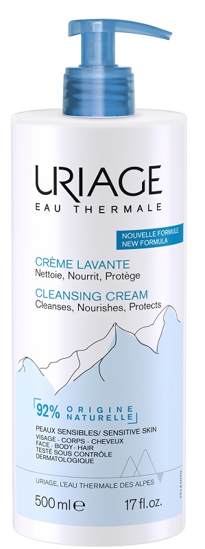 Uriage Crema Lavante Detergente e Nutriente Viso Corpo e Capelli 500 ml