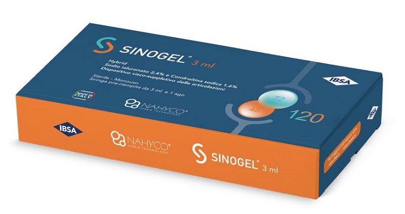 Siringa intra-articolare sinogel 2,4% + 1,6% 3 ml 1 fs + ago gauge 21