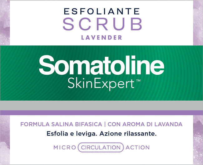 Somatoline Skin Expert Scrub Esfoliante Alla Lavanda 350 g