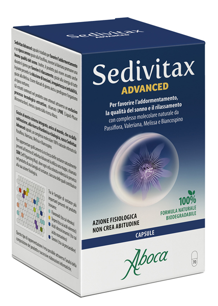 Sedivitax advanced 70 capsule Aboca