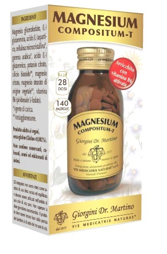 Magnesio compositum-t 140 pastiglie