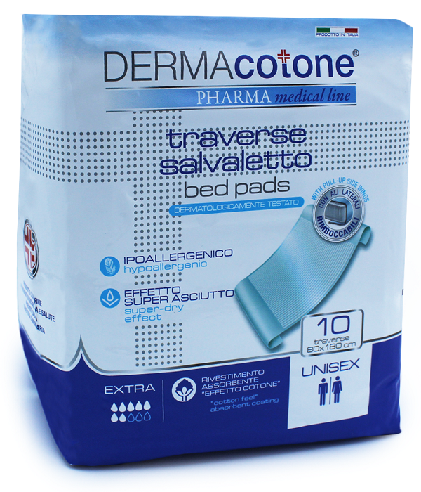 Traverse Salvaletto Con Ali Dermacotone 10 Pezzi