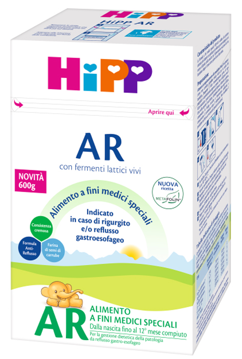 Vendita Hipp latte antireflusso con metafolina 600 g | Spaziopharma | Latte