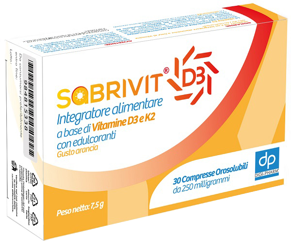 Sabrivit d3 30 compresse