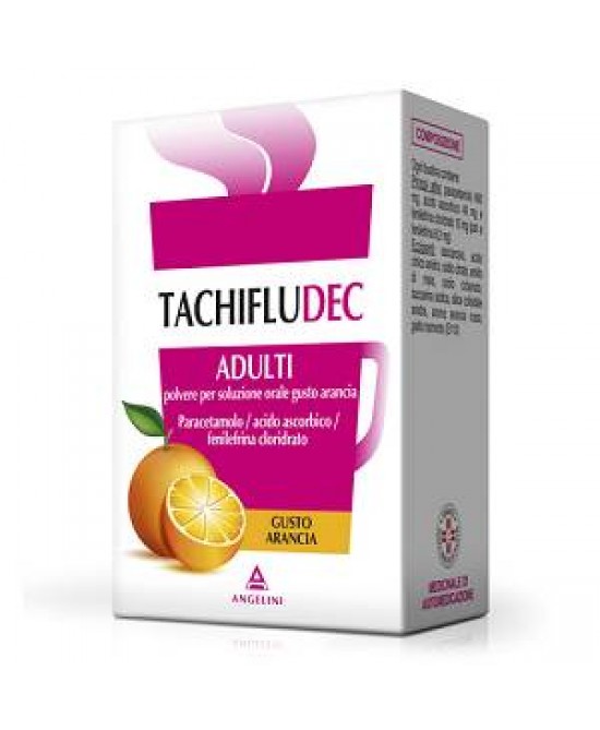 Tachifludec polvere per soluzione orale gusto arancia 10 bustine