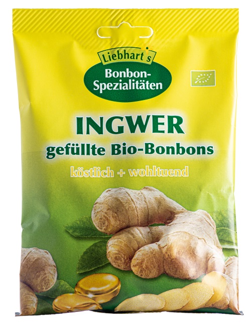 Bonbons zenzero bio 100 g 18 pezzi