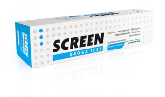 Droga test che rileva 6 droghe tramite saliva risultato per ogni droga analizzata screen droga test saliva 6