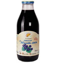 Succo puro mirtilli selvatici 500 ml
