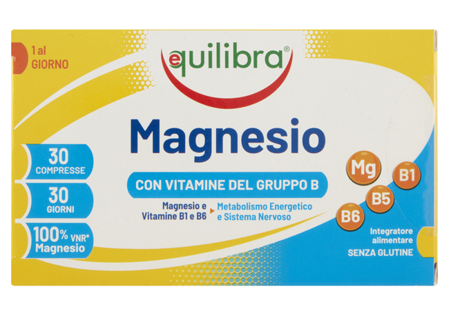 Equilibra Magnesio Integratore Per il Sistema Nervoso 30 Compresse