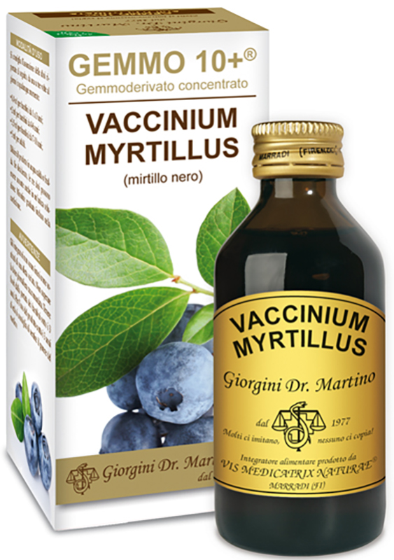 Gemmo 10+ mirtillo nero liquido an 100 ml