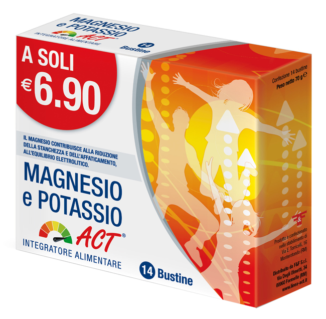 Magnesio potassio act 14 bustine