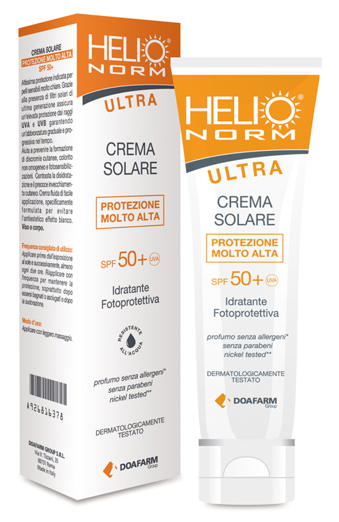 Helionorm ultra crema solare spf 50+ 100 ml