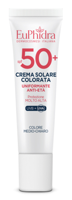 Euphidra kaleido crema colorata medio-chiaro viso spf50+ 30 ml
