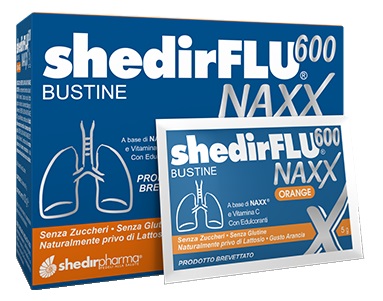 Shedirflu 600 naxx arancia senza zuccheri 20 bustine