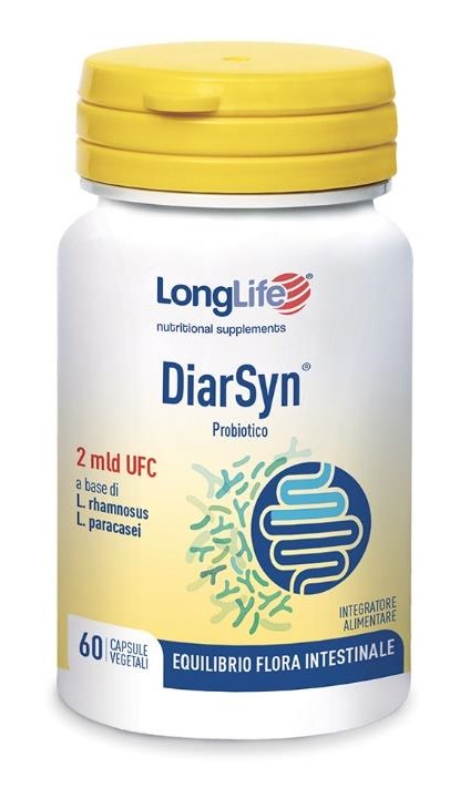 Longlife diarsyn 60 capsule vegetali gastroprotette
