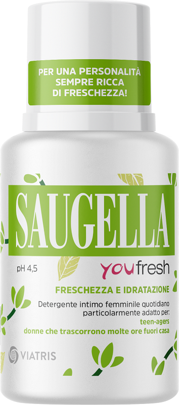 Saugella you fresh ph 4,5 freschezza e idratazione detergente intimo 100 ml
