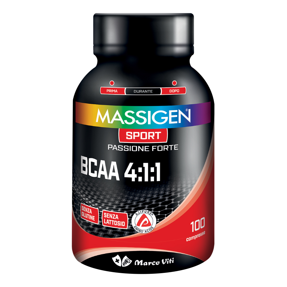 Massigen sport bcaa 4:1:1 100 compresse