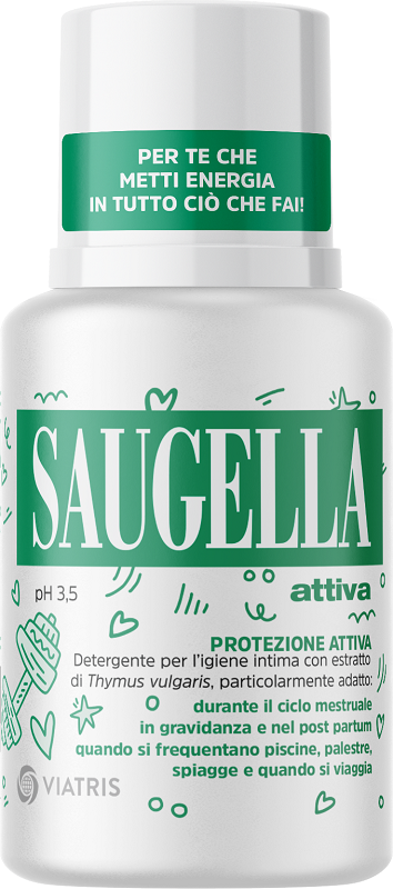 Saugella attiva ph 3,5 protezione attiva detergente igiene intima 100 ml