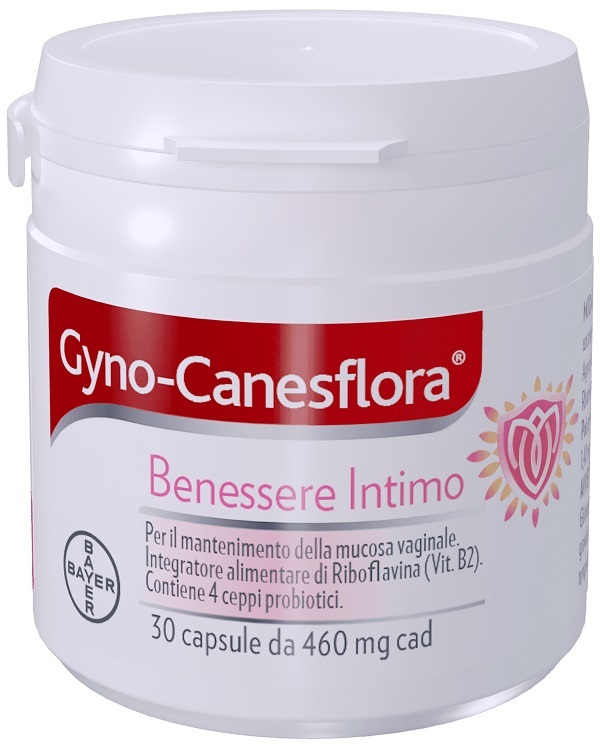 Gyno Canesflora Probiotico 30 capsule Benessere Intimo Donna