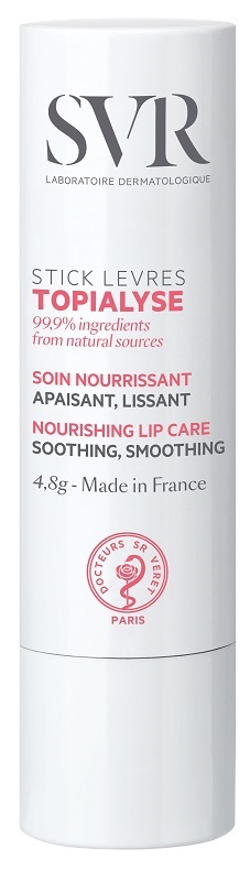 Topialyse stick levres nourishing lip care soothing smoothing 4,8 g