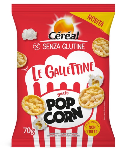 Cereal gallettine gusto pop corn 70 g