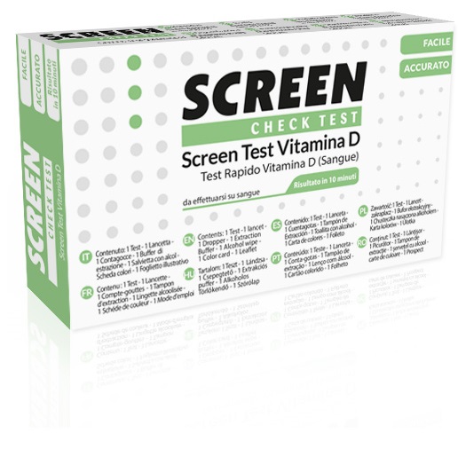 Test rapido per il rilevamento semi-quantitativo di 25-idrossivitamina d tramite pungidito 1 pezzo