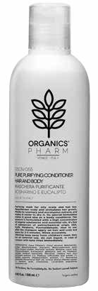 Organics pharm pure purifying conditioner hair and body rosemary and eucalyptus