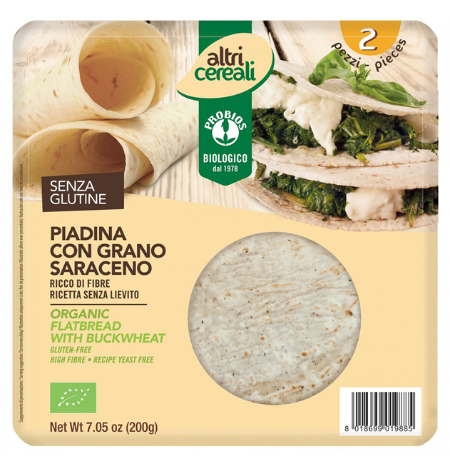 Altricereali piadina con grano saraceno 200g