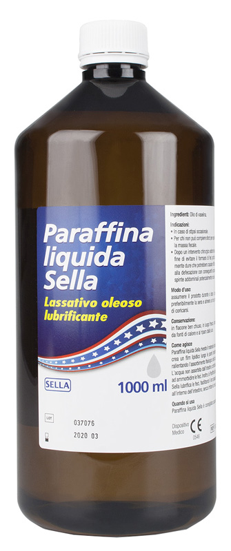 Sella Paraffina Liquida Lassativo Oleoso Lubrificante 1 L