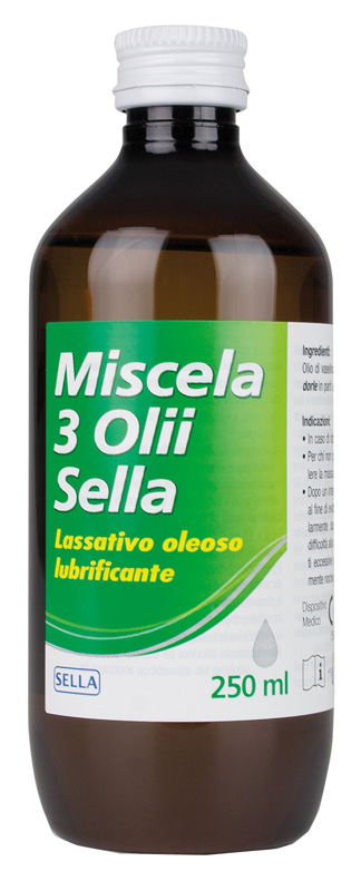 Miscela 3 oli lassativo md sella 250 ml