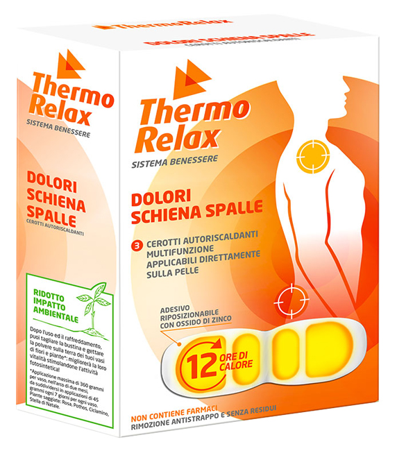 Thermorelax cerotto multifunzione in astuccio 3 pezzi