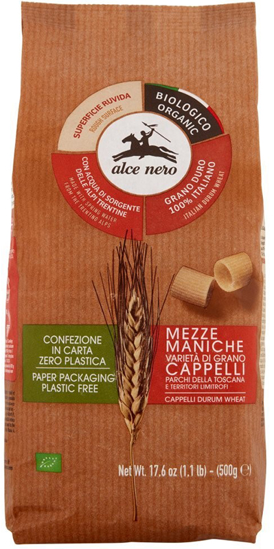 Mezze maniche semola senatore cappelli parchi toscani bio 500 g