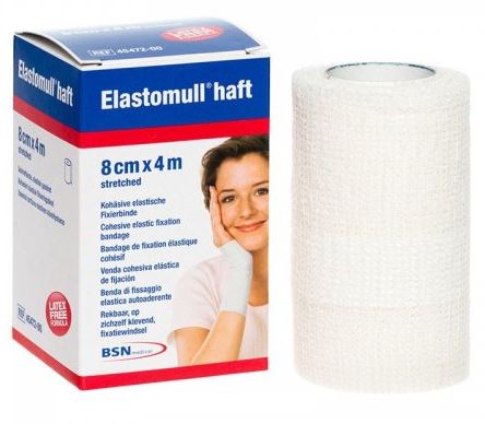 Benda elastica elastomull 8 x 400 cm 2 pezzi