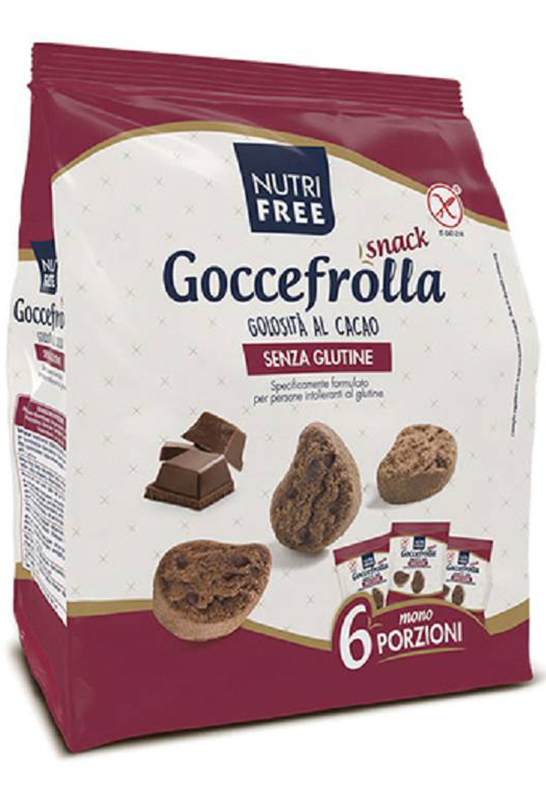 Nutrifree gocciolotti cioccolato snack 40 g x 6