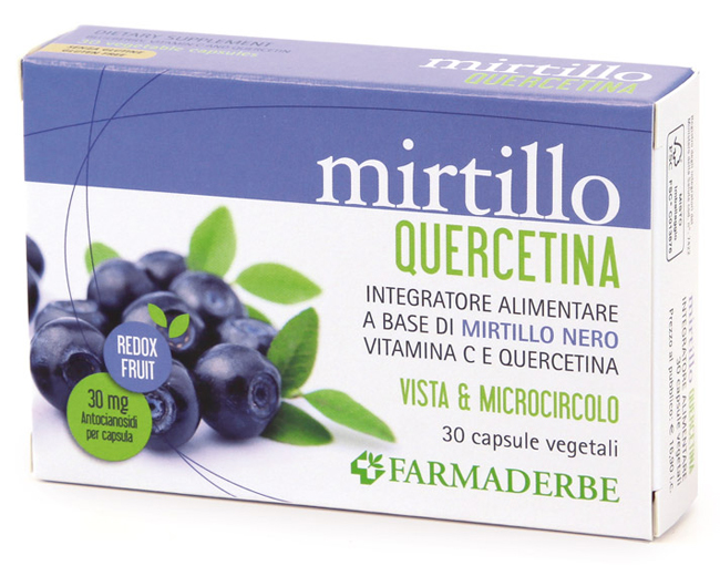 Mirtillo quercetina 30 capsule