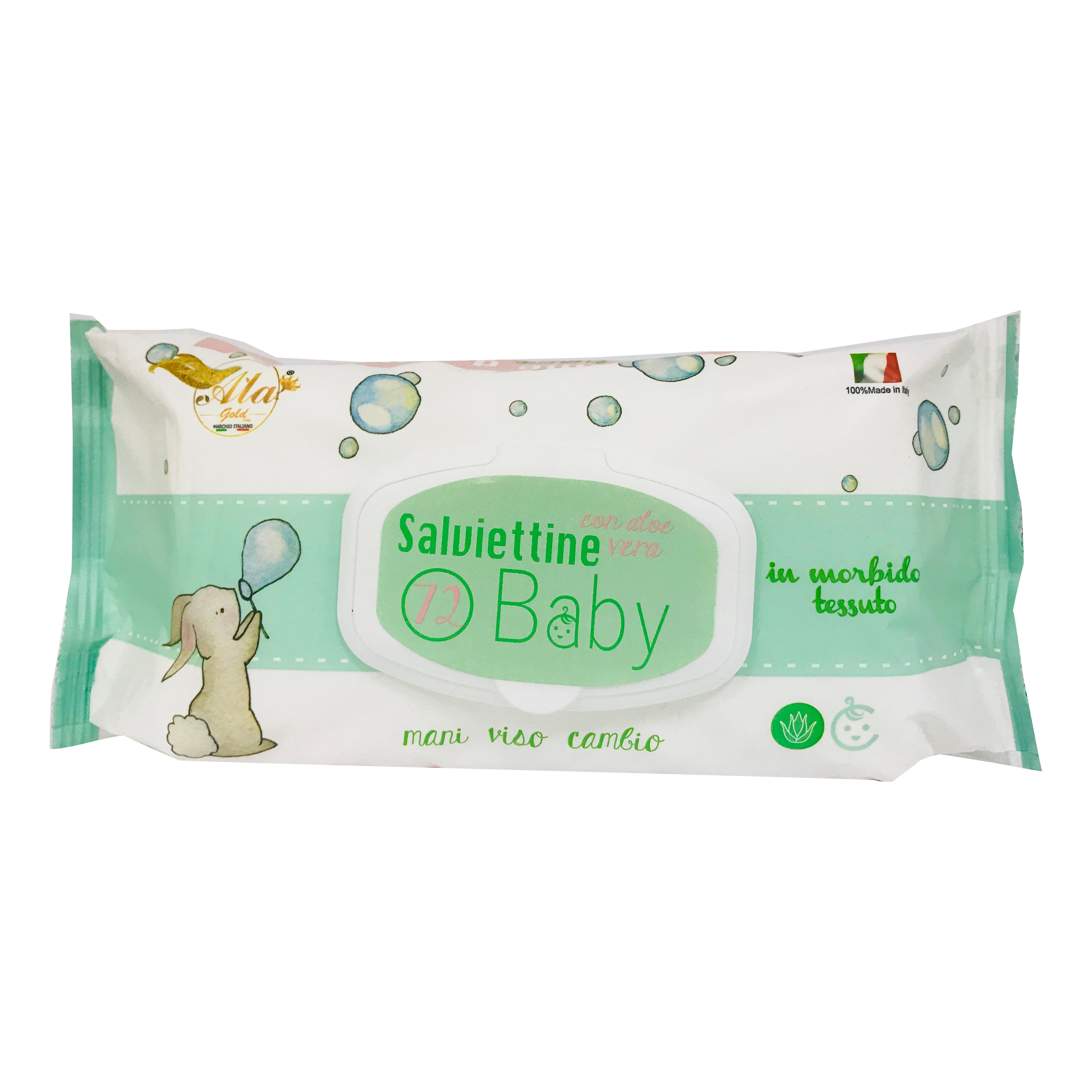 Salviettine aloe 72 pezzi