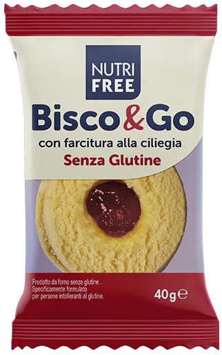 Nutrifree bisco&go ciliegia 40 g