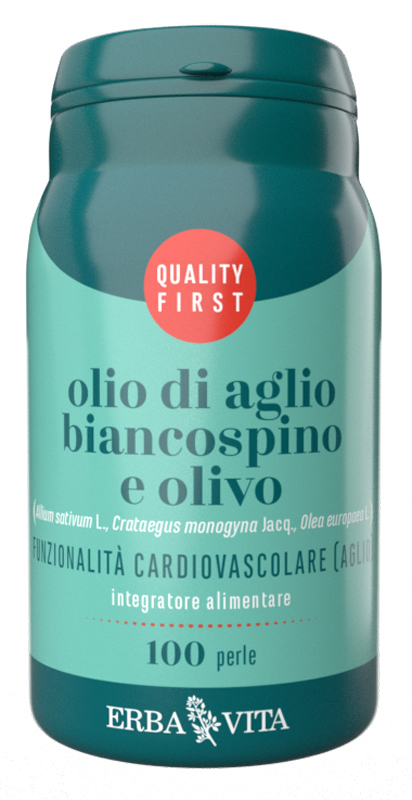 Olio di aglio, biancospino e olivo 100 perle