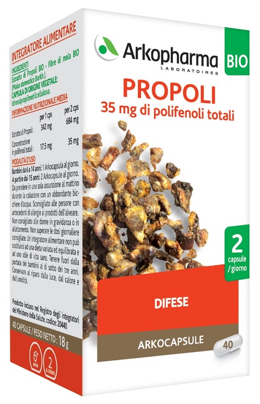 Arko capsule propoli bio 40 capsule