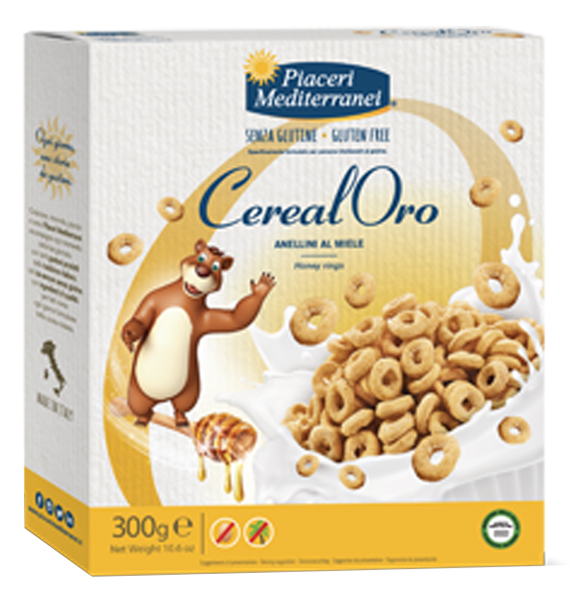Piaceri mediterranei cerealoro anellini miele 300 g